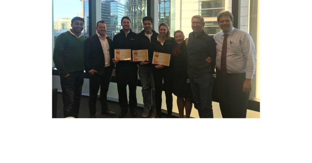 Operational Intelligence Team Awarded by Barangaroo JLL Contractors 2018 tile