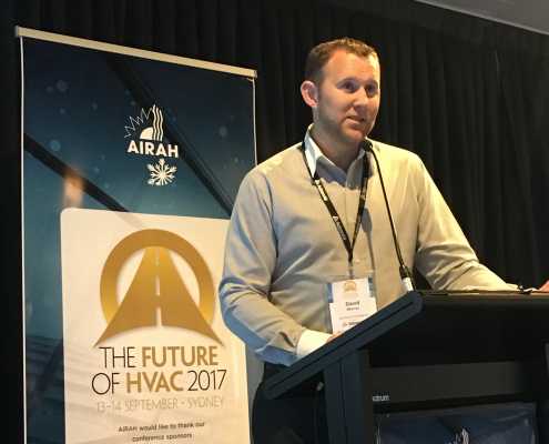 David Murray presenting at the Future of HVAC 2017